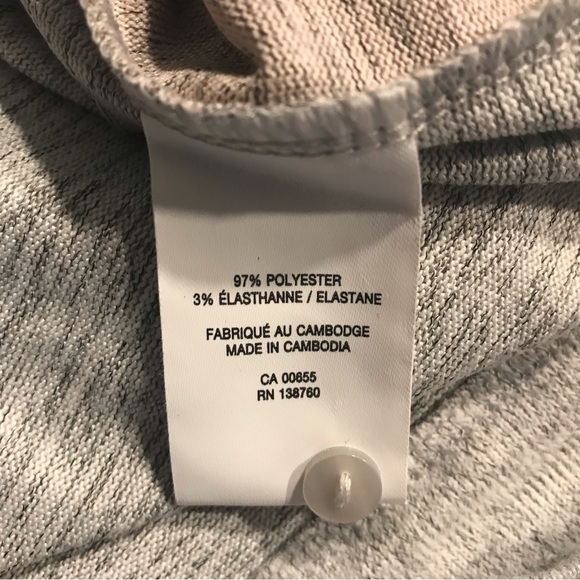 New ! - Reitman’s Soft Pink/Grey Henley Top - Size Medium 🇨🇦 - Picture 5 of 6